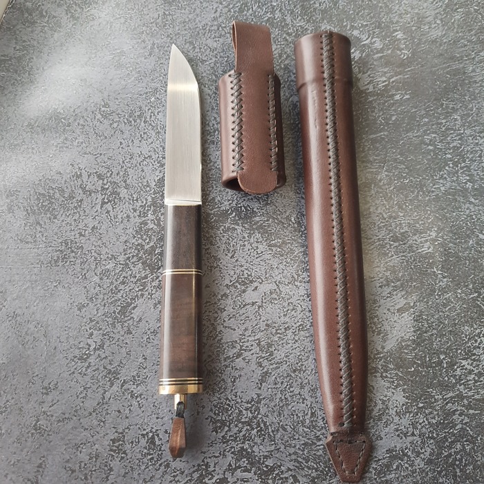 Попробовал на наших ножнах "быстросъём" , не знаю как называется точно. 