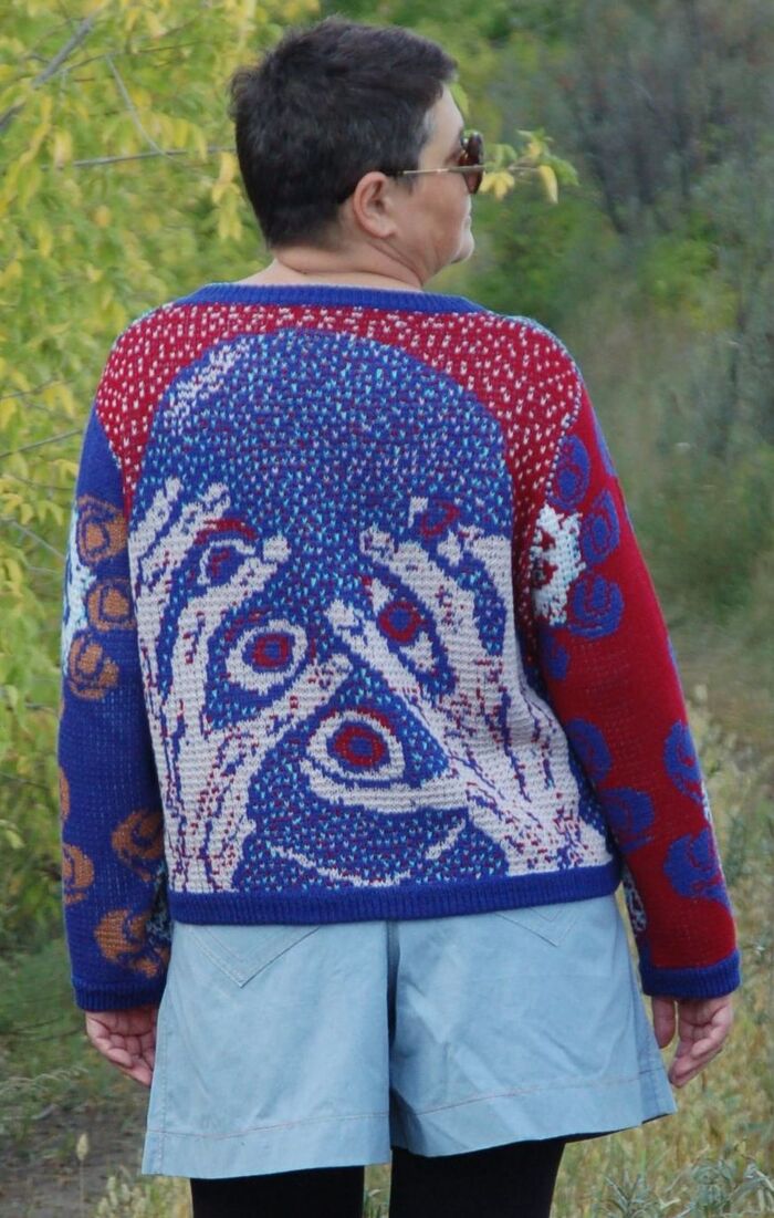 спина джемпер