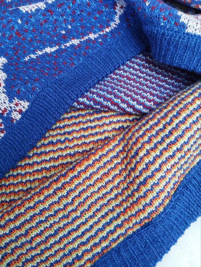 изнаночная сторона изделия.