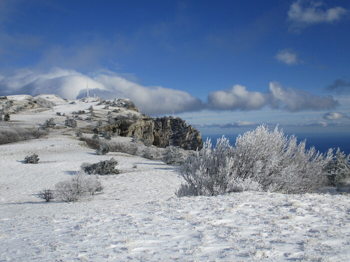 1 января 2020 года на плато Ай-Петри