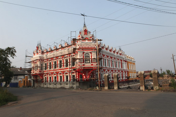 Дом Башенина в процессе реставрации