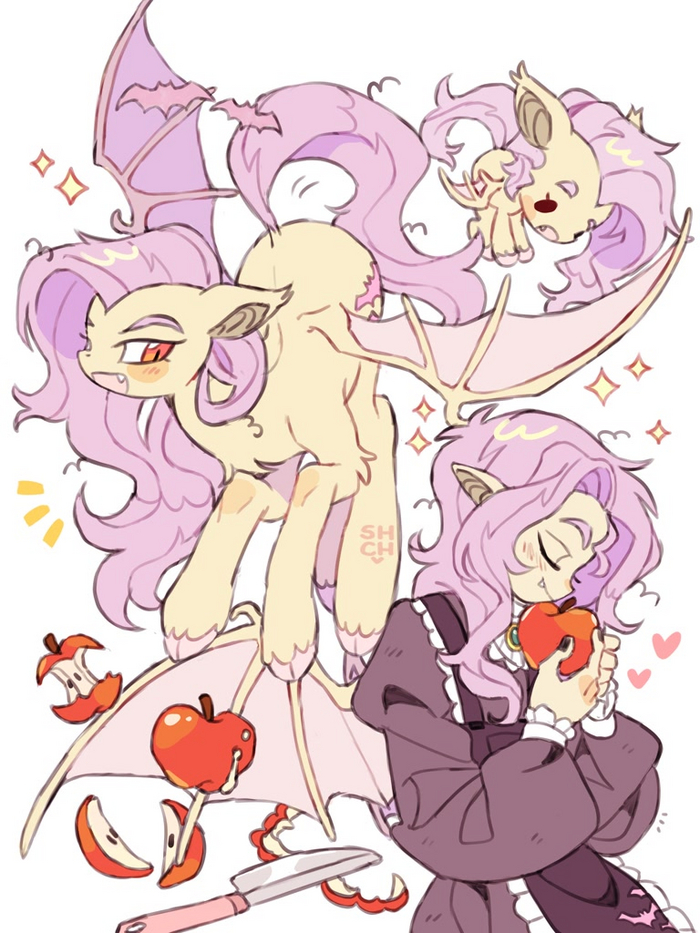 Ƹ  My Little Pony, Fluttershy, Flutterbat