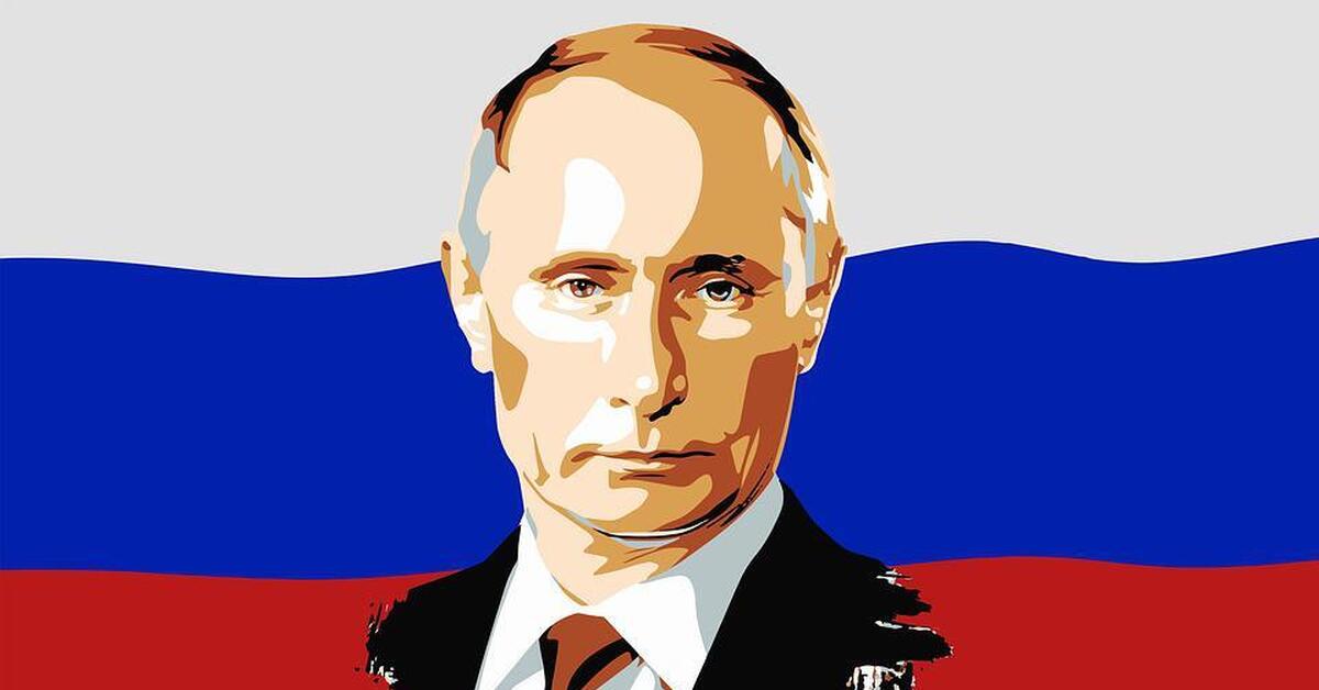 Путин на фоне флага россии в хорошем качестве