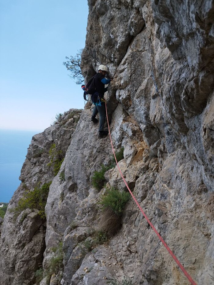 Траверс от станции R2 к R3