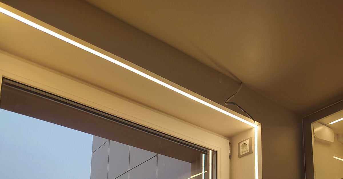 Подсветка в откосах | Пикабу