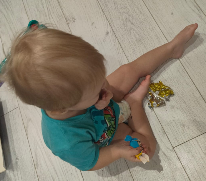 ОН вообще понял только конфеты.