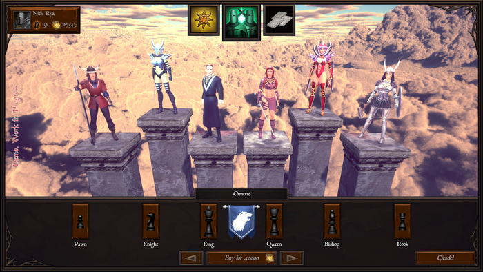 Один из 23 кланов за которые мы будем играть. Женских персонажей как вы видите больше так как игра в основном для мужчин.