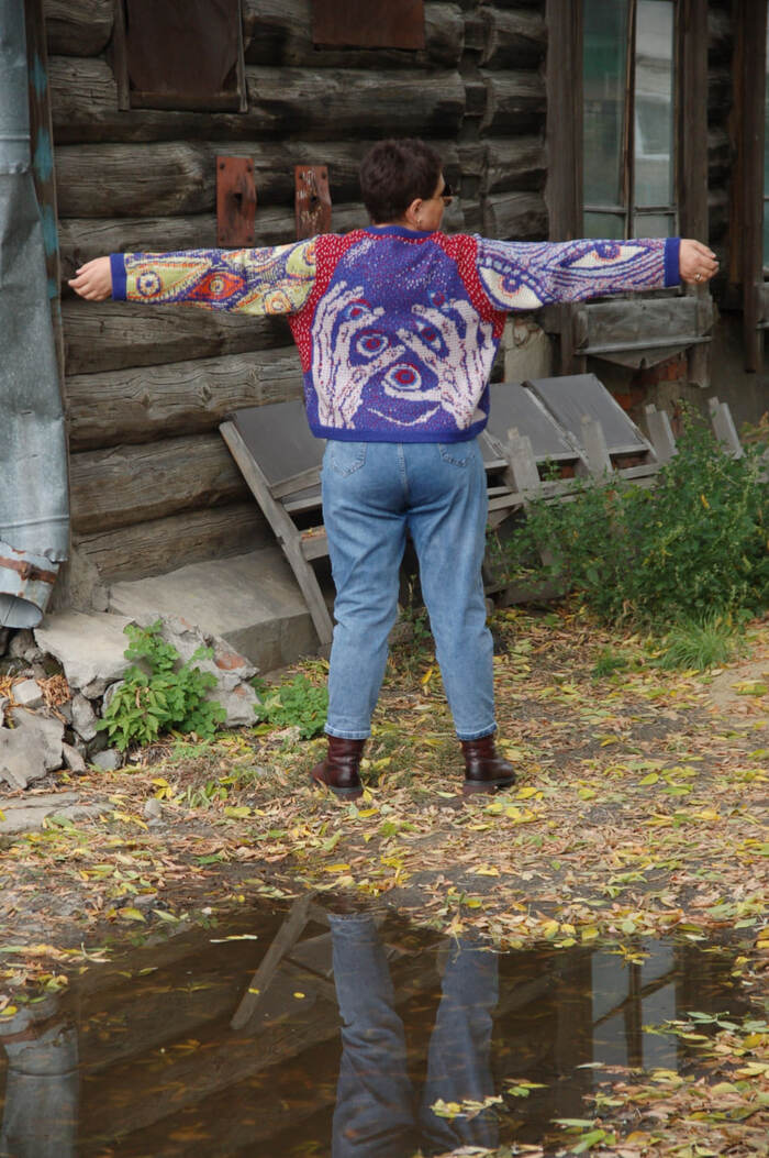 джемпер спинка.