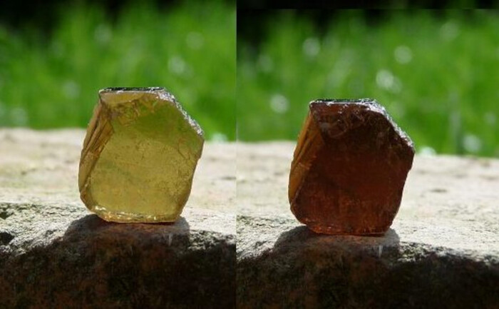 Плеохроизм турмалина