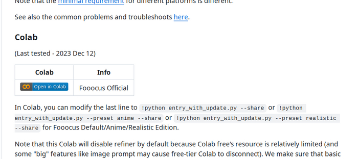 Прокручиваем до этой синей кнопочки тыкаем на неё и переходим в сам колаб