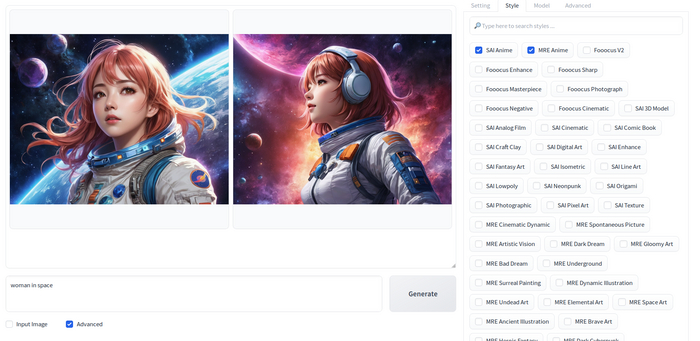 Тоже самое но уберём реалистичный стиль.