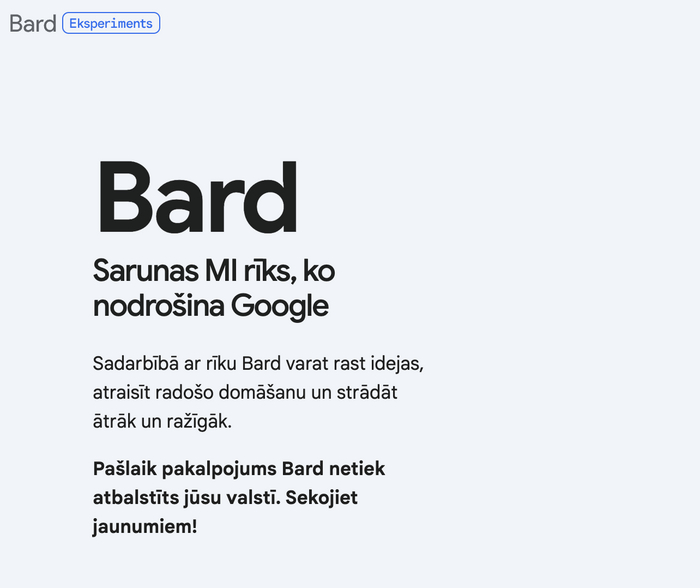    ?     Bard ?