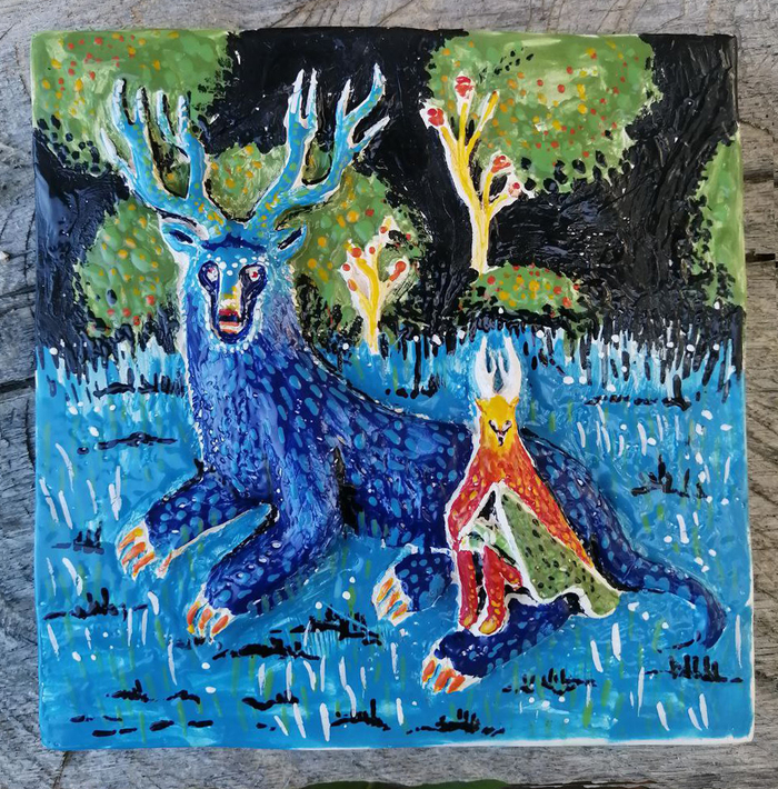 Еще вот такой изразец получился