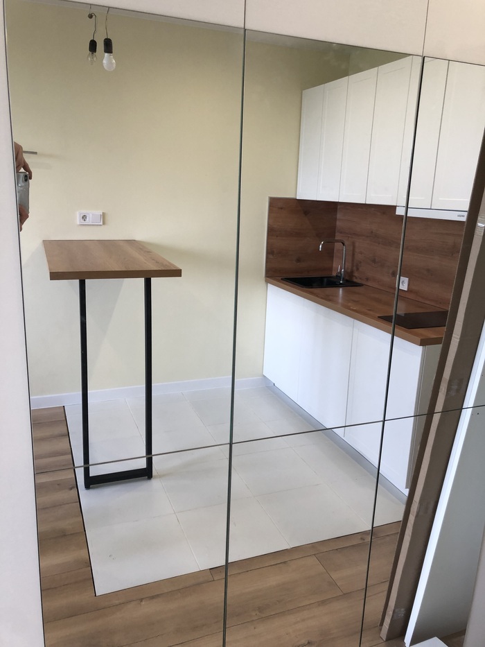 Кухня и барная стойка