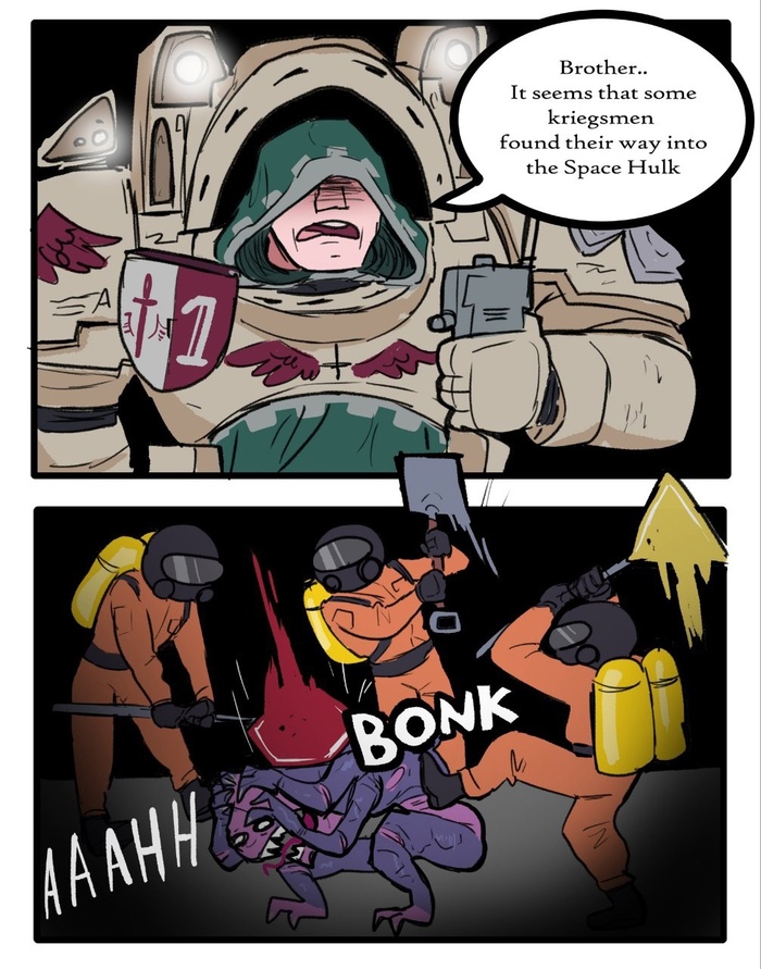 Into the Space Hulk Wh humor, Warhammer 40k, Lethal Company,  