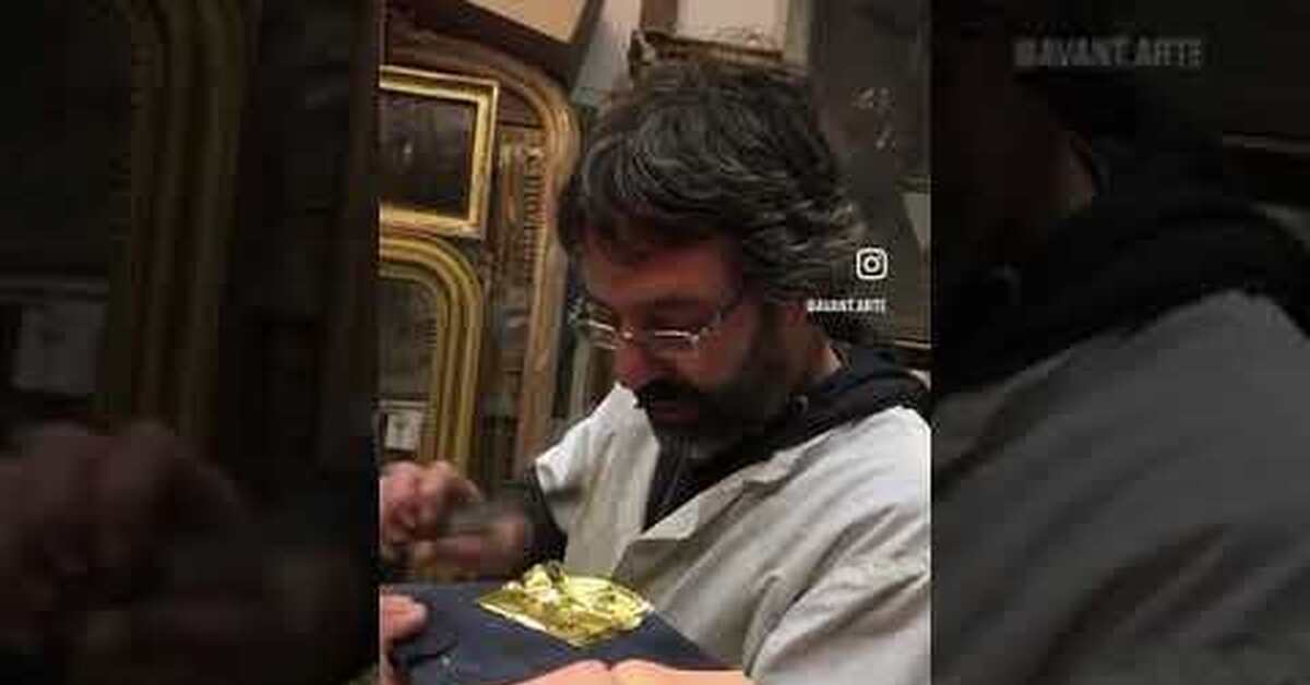 Как наносят позолоту на иконы | Пикабу