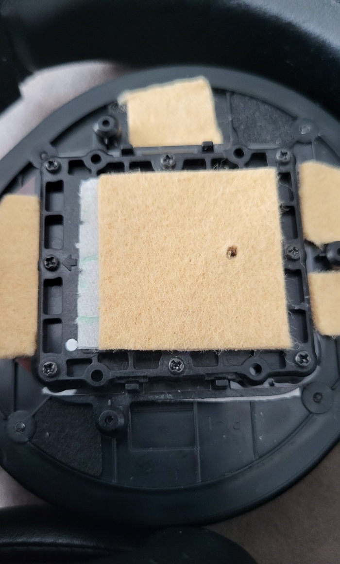 Да, в основании туалетная бумага, именно так советовали формучане-аудиофилы.