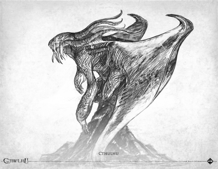 Огромный, как гора Ктулху (Cthulhu) является пришельцем, который в доисторические времена прибыл на Землю, чтобы колонизировать её. И Ктулху и его собратья до поры до времени пребывают на дне океана находясь в глубокой спячке.