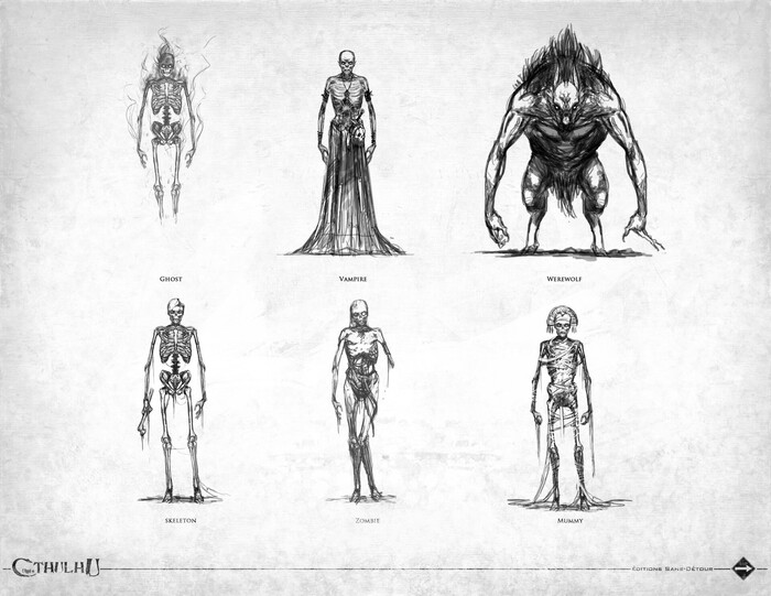 У Лавкрафата встречаются разные существа. Иногда и более привычные нам.