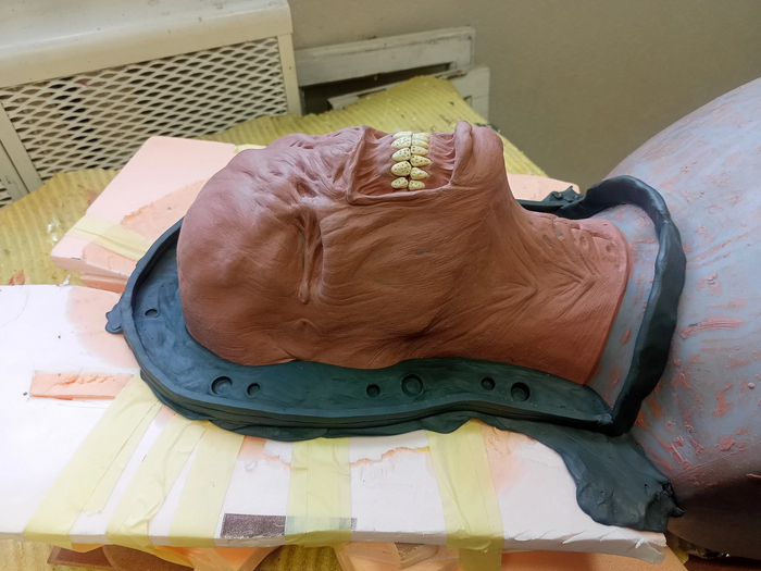 Далее создание формы для силиконового слепка.