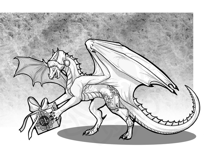 Xmas Linearts by DragonLovers , ,  , , , , ,  , , , Lineart,  , Dragonlovers, 