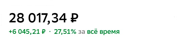 Результаты инвестирования за 2023 год