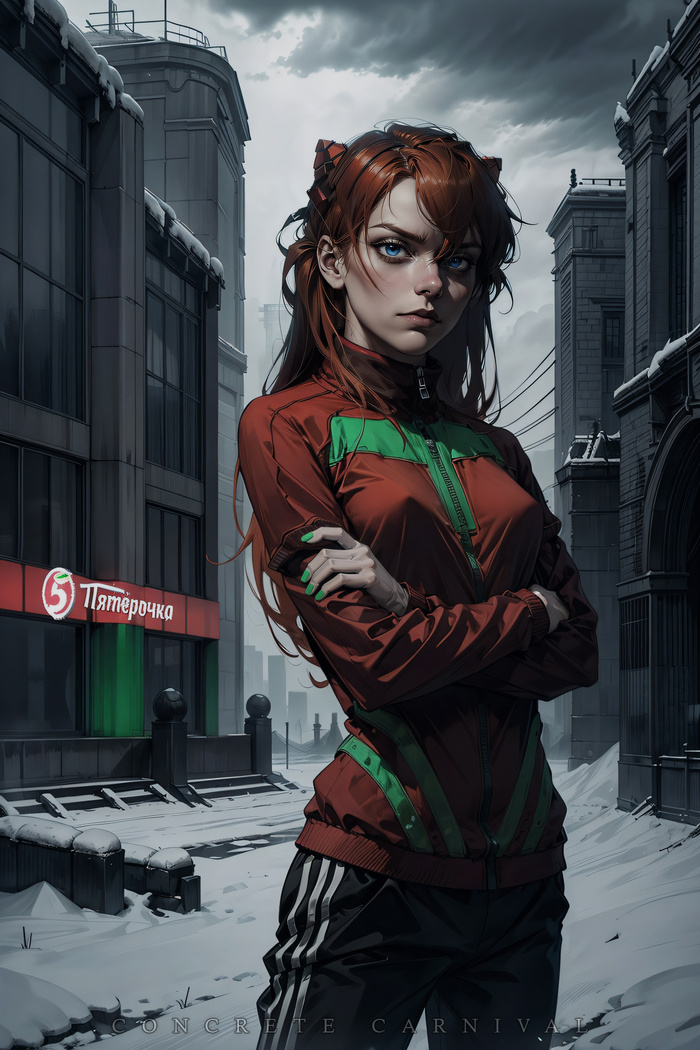 Neon Genesis Ebengelion. Asuka Langley