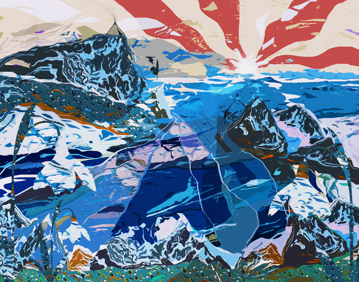 Картина "Подснежники" | Пикабу