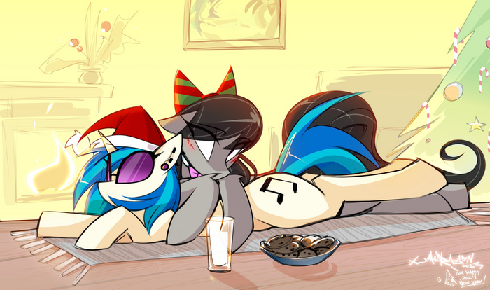     My Little Pony, Vinyl Scratch, Octavia Melody, Twitter ()