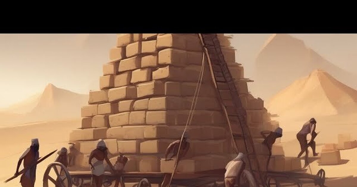 Как раньше строили пиромиды | Пикабу