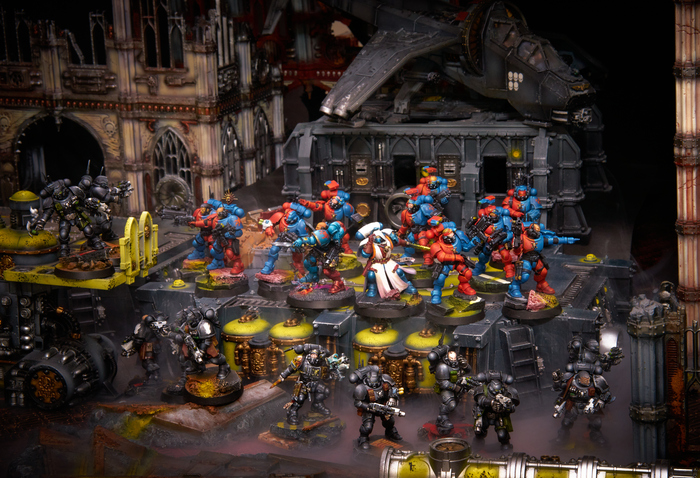 Brother-librarian Assanthi Te Exatto, Brother-lieutenant Tethabi Artana, Brother-lieutenant Arrtha Rhat, Sgt. Teqanitta Incursors squad, Sgt. Saltan Infiltrators squad, Sgt. Elthat Infiltrators squad, Sgt. Kargath infiltrators squad