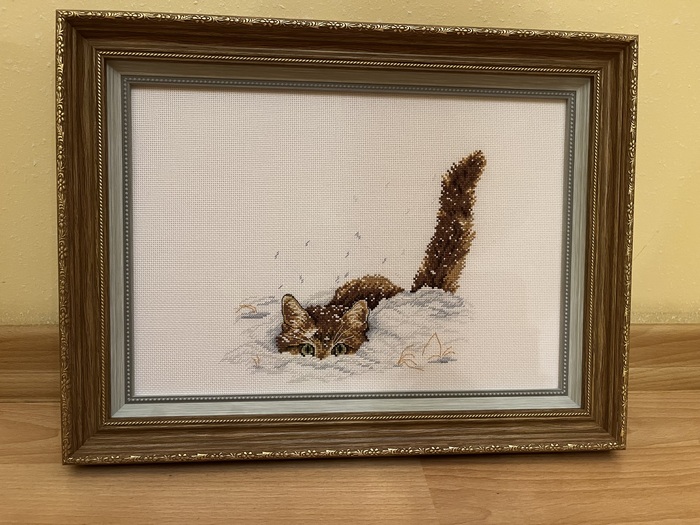 Спрятался в снегу, охотник! (Набор от МП Студии)