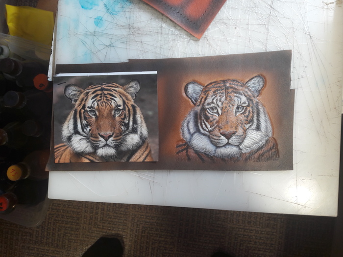 После покраски, у меня наверное такой же взгляд был, как у моего творения))