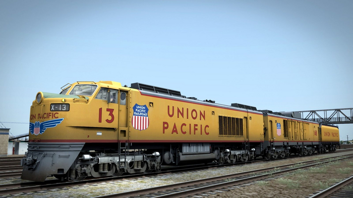 Локомотив американской компании "Union Pacific"