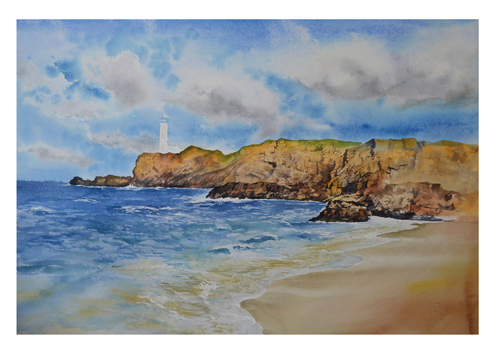 Проработка деталей берега.