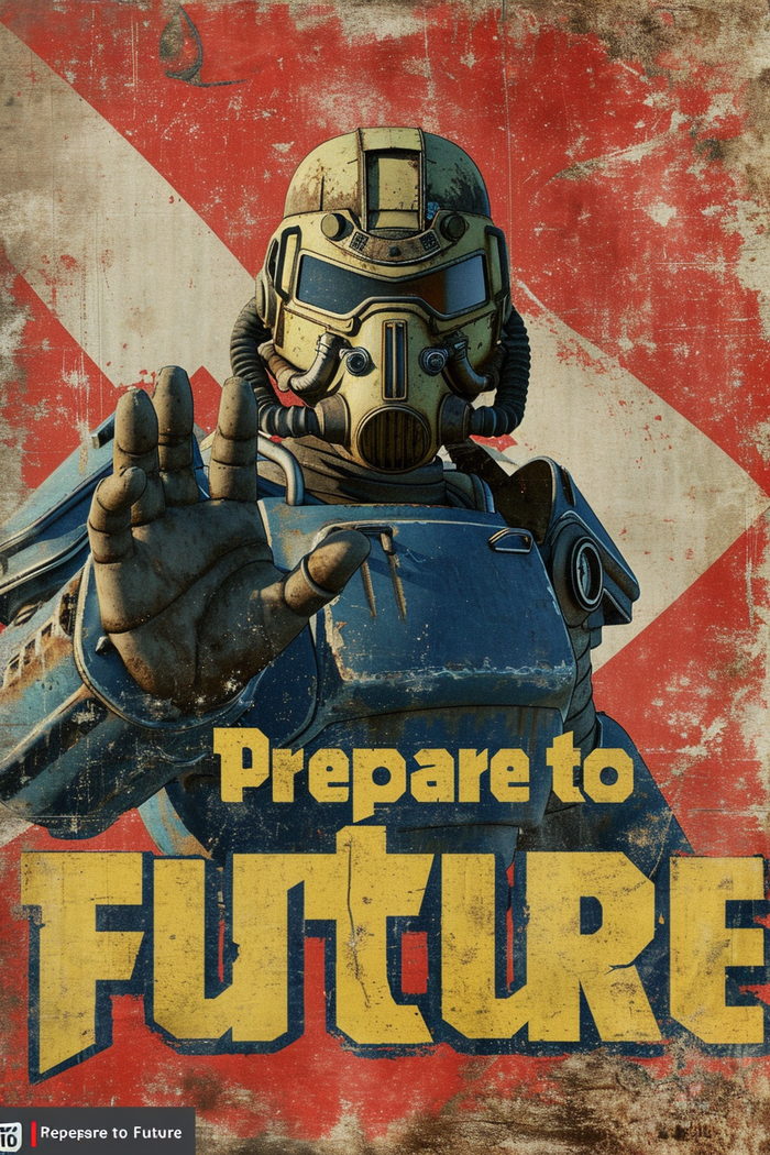 Prepare to Future Midjourney,  , Fallout, Vault tec, , 