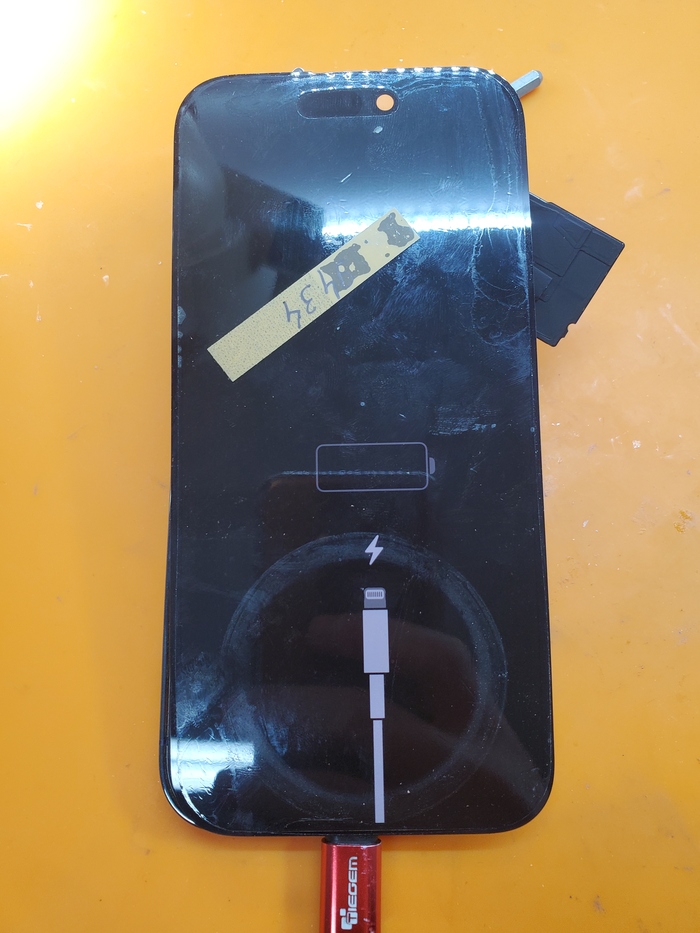 Не дожил до 2 января или не суй яблоко в сомнительные места! Iphone 14 Pro Москва, Таганка, Apple, Iphone 14, Ремонт техники, Зарядка, Пайка, Bga, Дорого, Длиннопост