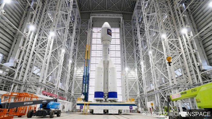 Ракета-носитель Gravity-1 перед первым полетом. (Фото: OrienSpace)