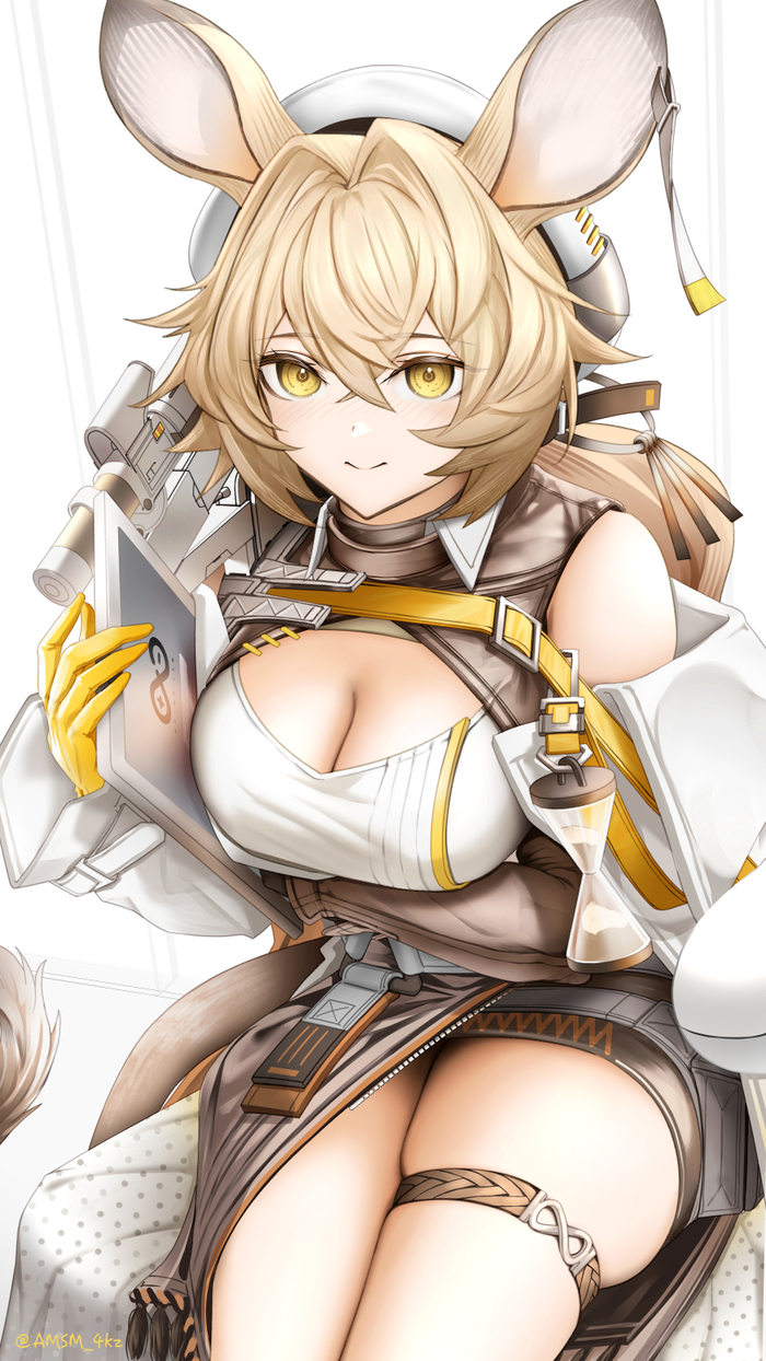   Anime Art, , Dorothy (Arknights), Arknights, Animal Ears