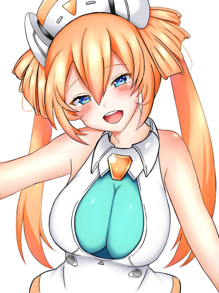 Orange Heart Anime Art, Hyperdimension Neptunia, Neptunia, Uzume Tennouboshi, Orange Heart, Twitter ()