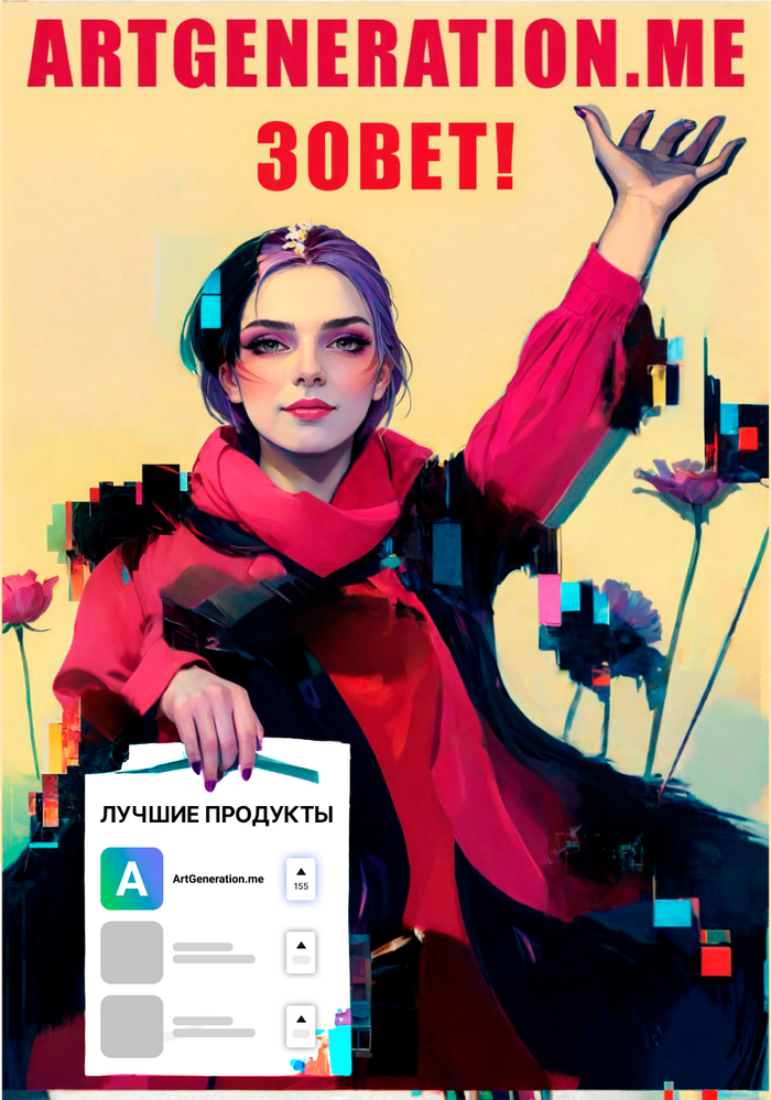 Поддержите наш нейро-стартап ArtGeneration.me на Product Radar!