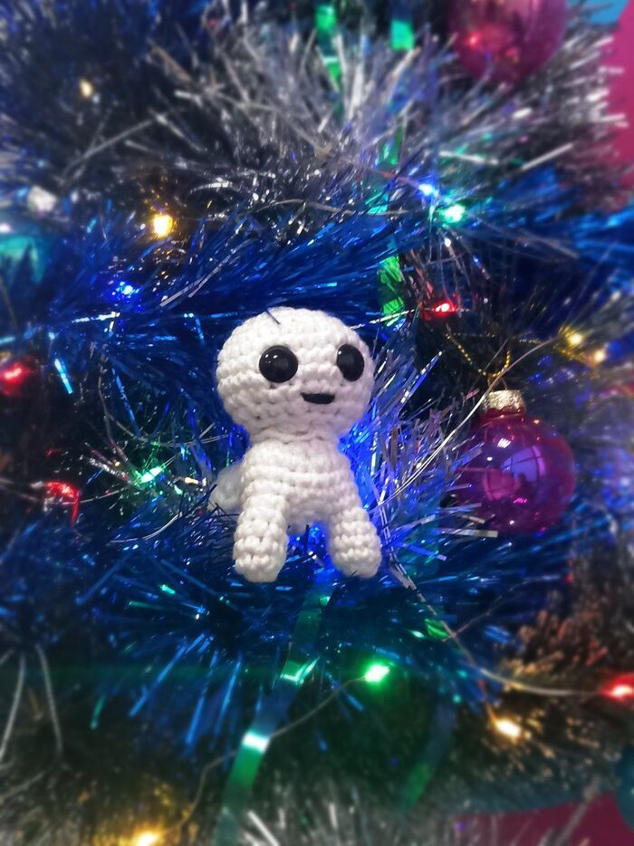 Новогодний малыш Yippee. Украшал новогоднюю ёлку на работе ^^