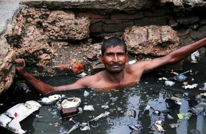 Канализационный ныряльщик. Худшая работа в мире