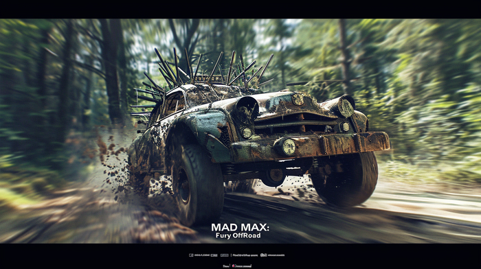 Mad Max: Fury Off-road Midjourney, Арты нейросетей, Безумный Макс, Машина, Offroad, Длиннопост