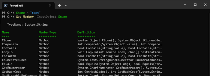   $name - System.String,   .