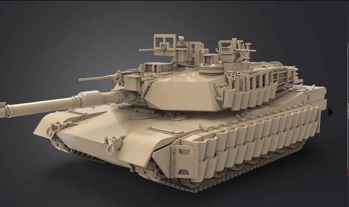    M1A2 Abrams Tusk  1:72 3D , ,  ,  ,  , , , , 3D 