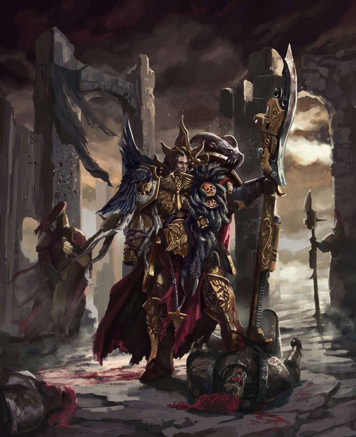 Constantin Valdor by Judas Chaban Warhammer 40k, Wh Art, Adeptus Custodes, Thunder Warriors