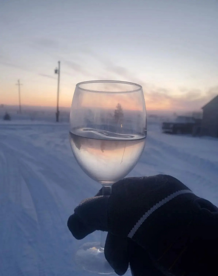 Бокал пропана