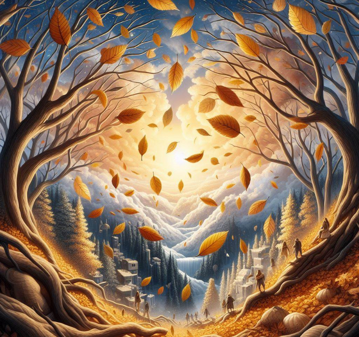 Вдоль листьев 🍃