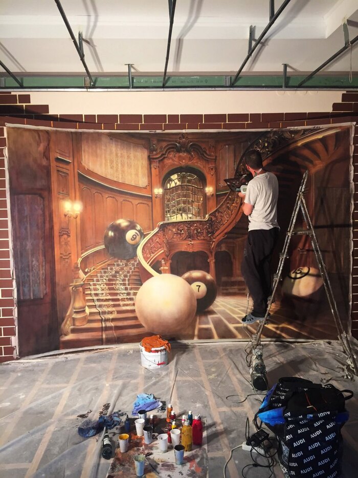 Некоторые из моих работ по аэрографии и росписи стен часть 2 Художник, Аэрография, Акрил, Современное искусство, Длиннопост, Роспись стен